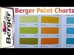 making colour charts berger catalogue