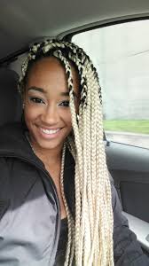 Hair is the most crucial feature to give you different sorts of appearance. Blonde Box Braids Blonde Box Braids Natural Hair Styles For Black Women Box Braids
