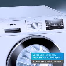 Siemens Washing Machine | Make laundry day easier and efficient with Siemens washing machines. The varioSpeed technology and the smart sensors work intelligently to save time and... | By Siemens Home | Facebook