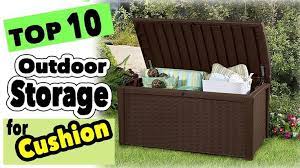 Outdoor Storage Bench Patio Cushions