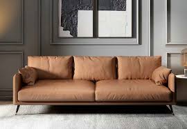 light tan leather couch foshan kika