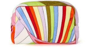 emilio pucci marmo print make up bag