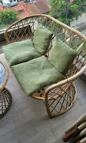 Vintage Colonial Style Cane Rattan