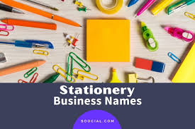 catchy stationery business name ideas