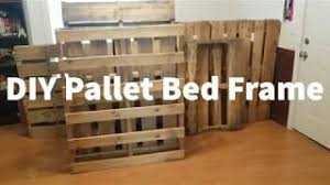 diy pallet bed frame queen size bed