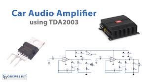 car audio lifier using tda2003