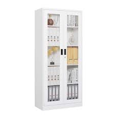Mlezan Metal Display Storage Cabinet