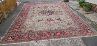 antique country house tabriz carpet
