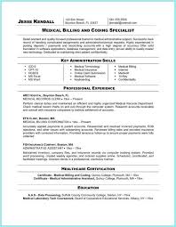 Medical Billing Coding Resume Sample Entry Level Resume