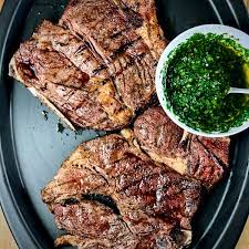 grilled thin 7 bone chuck steaks the