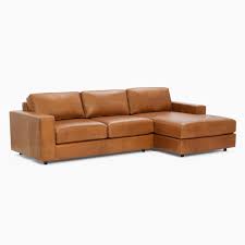 Urban Leather 2 Piece Chaise Sectional