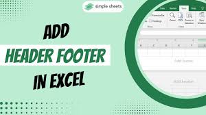 add header and footer in excel create