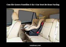 can the graco nautilus 3 in 1 car seat