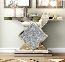 Blingworld Console Table Mirrored