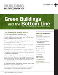 green buildings bottom line