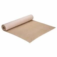 white plain carpet backing cloth at rs
