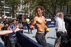 Why nadal as role model? For Rafael Nadal A Little Strip Tennis Before The U S Open The New York Times