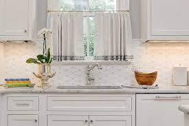 kitchen sink window curtains design ideas