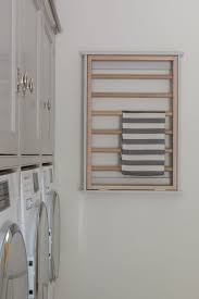 Whitmor wall mounted drying rack. Stylish Laundry Hanging Rails That I Wish Were Mine Verity Jayne