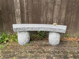 Japanese Curved Stone Bench Build A