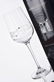 Personalised Diamante Wine Glass Gift