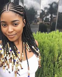 Excellent if you prefer elegant and neat cornrow hairstyles that will protect your hair from environmental damage. Fulani Braids Beads Cornrow Fulani Braids Beads Straight Back Hairstyles 2020 Novocom Top