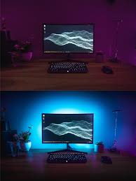 Demonstrating What A Simple 11 Monitor Backlighting Led Strip Can Do To My Setup Battlestations