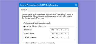 All detail will automatically assign to the pc. How To Assign A Static Ip Address In Windows 7 8 10 Xp Or Vista