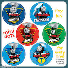 Details About Thomas The Tank Engine Stickers 48 Dots 8 Sheets Reward Charts Birthday