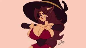 Big Boob Cat Witch (Animation By Belise7) (WSound Effects)