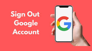 sign out of google account iphone