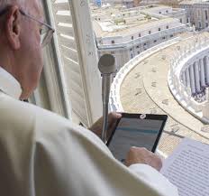 Pope Francis spotted with sticker over his iPad selfie camera amid face  hacking fears | The Irish Sun