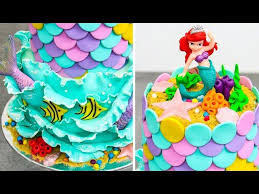ariel the little mermaid cake amazing