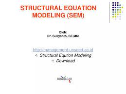 Ppt Structural Equation Modeling Sem