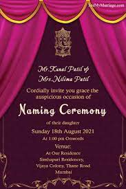 traditional pink theme naming ceremony