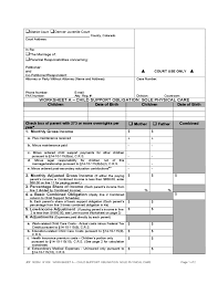Colorado Child Support Worksheet Excel Lovely Colorado Child