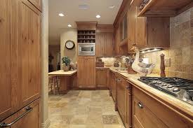 40 kitchens with extensive dark wood