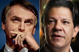 Resultado de imagem para Ibope para presidente, votos vÃ¡lidos: Bolsonaro, 57%; Haddad, 43%