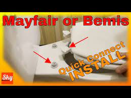Mayfair Bemis Toilet Seat Install Quick
