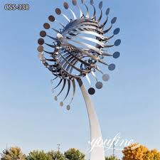 Outdoor Metal Garden Wind Sculpture