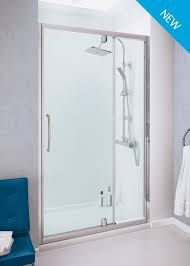 1200mm Lakes Semi Frameless Pivot Door