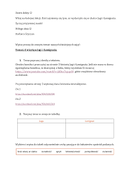 J.POLSKI KLASA 4a - 17.03.2020 - Pobierz pdf z Docer.pl