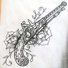 Gun N Roses Tattoo Design Tattoo Tatuajes Pistola Tatuajes De