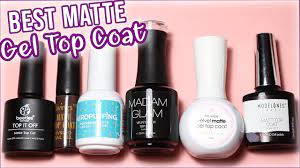 best matte gel top coat comparison