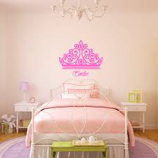Crown Wall Decal Customizable Names