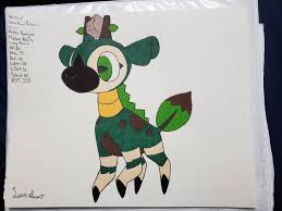 Pokemon that have claws, horns etc. Aprikapi The Seed Horn Pokemon By Citipati345 On Deviantart
