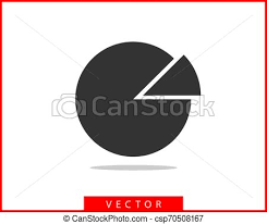 Pie Chart Icon Circle Diagram Vector Charts Graphs Logo Template