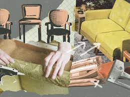 how to reupholster a chair and give