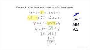 Order Of Operations Without Paheses