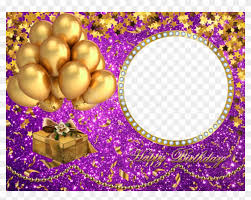 Free Png Happy Birthday Shining Png Frame Background